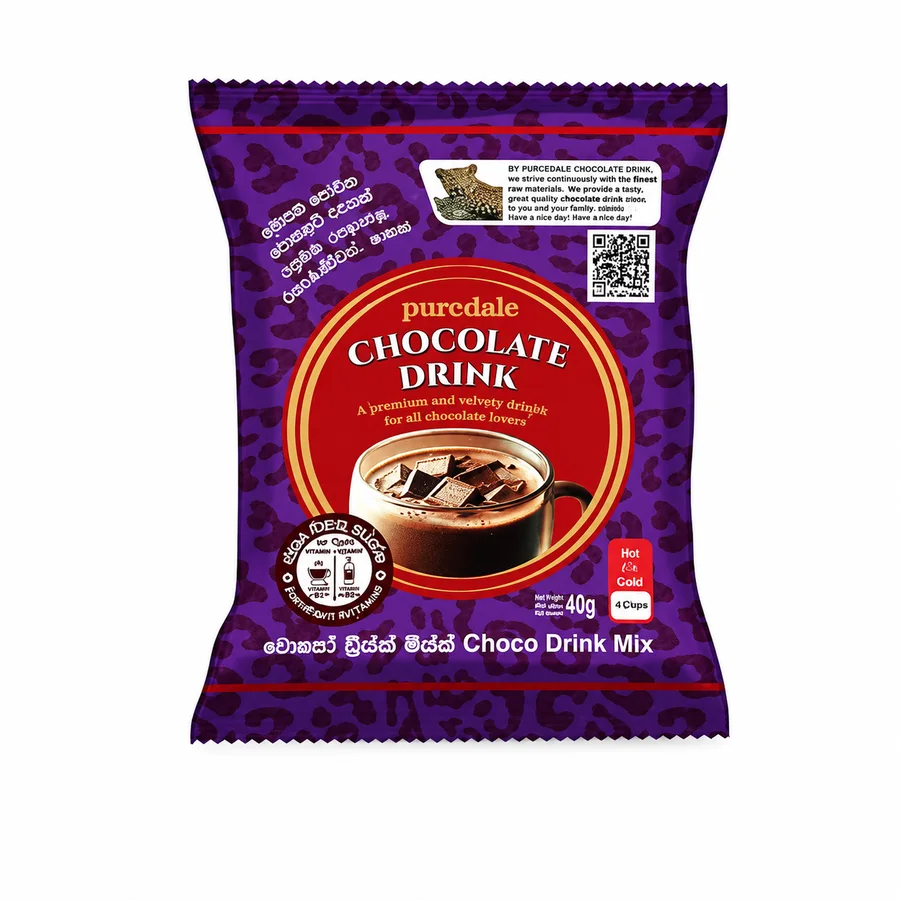 Pure Dale Chocolate Drink Sachet Pack 40g