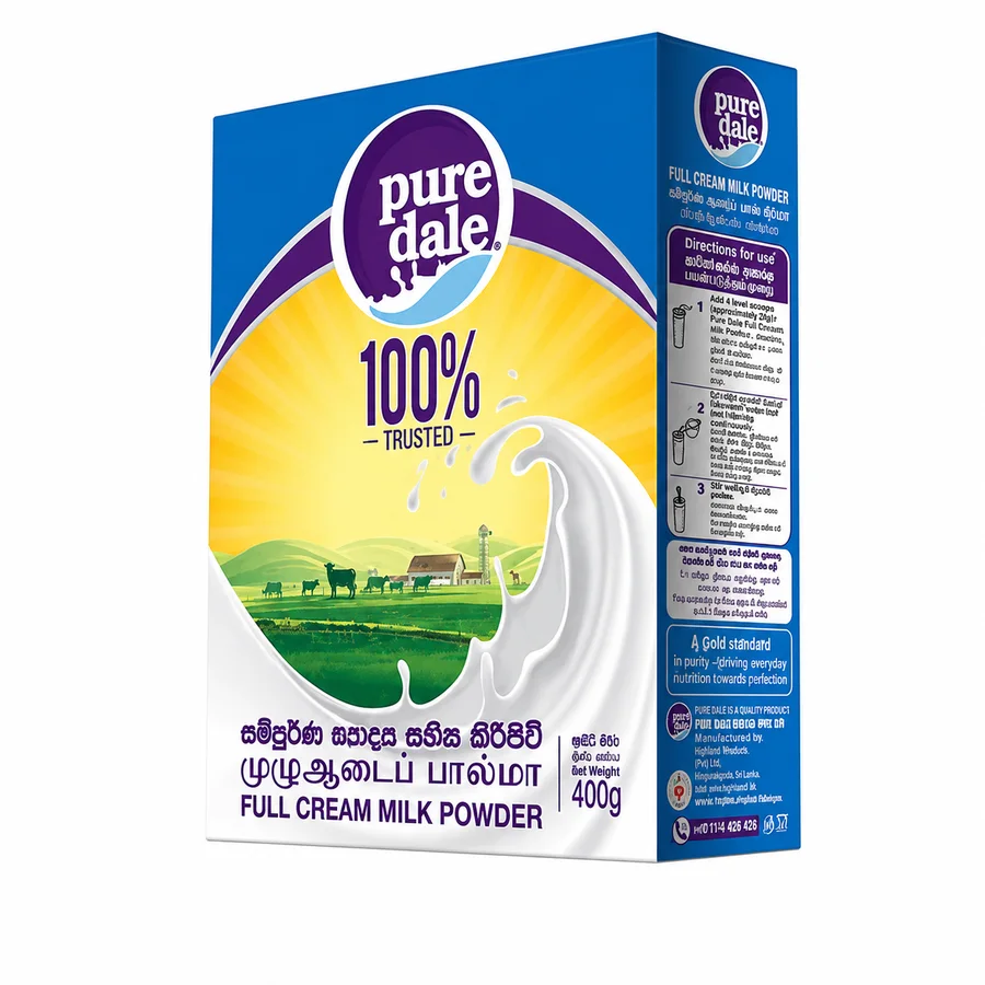 Pure Dale Full Cream Box Pack 400g