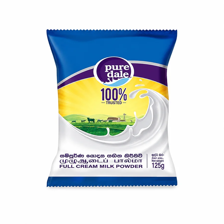 Pure Dale Full Cream Sachet Pack 125g
