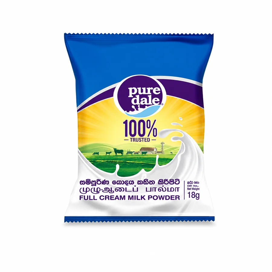 Pure Dale Full Cream Sachet Pack 18g